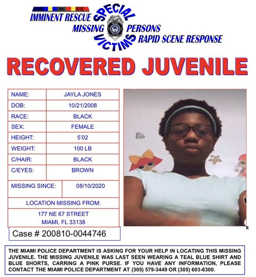 Jayla Jones apareci&oacute;.&nbsp;