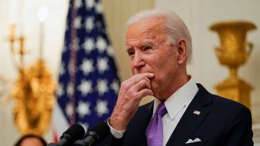 Joe Biden, presidente de Estados Unidos en la Casa Blanca.