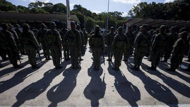 Miembros de la Fuerza Armada Nacional Bolivariana de Venezuela (FANB).