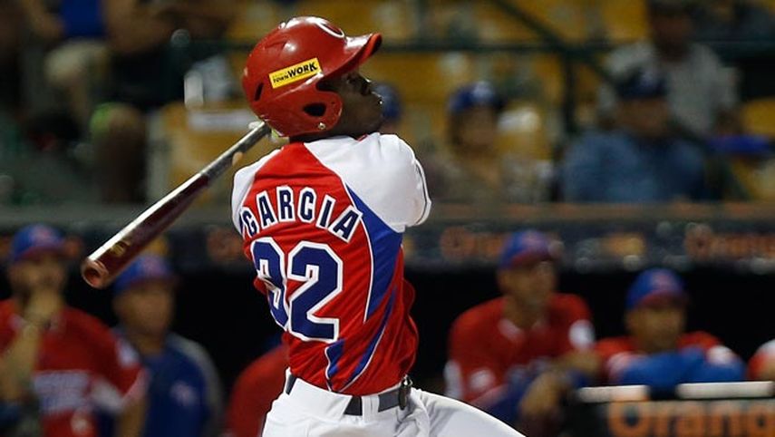 José Adolis García participó en la pasda edición de la Serie del Caribe. (EFE)
