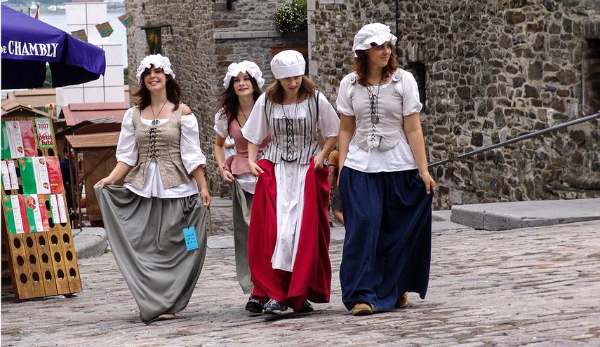 Les Fêtes de la Nouvelle-France, Quebec, Canada.