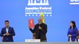 El presidente de la Asamblea Nacional de Venezuela, Jorge Rodríguez, interviene durante una sesión en Caracas el 31 de julio de 2026. Los legisladores venezolanos aprobaron por unanimidad una ley de vivienda que facilita el alquiler de inmuebles, después de que los devastadores terremotos del mes pasado dejaran a miles de personas sin hogar