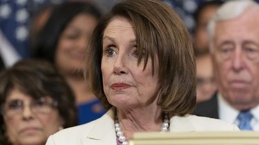 La demócrata Nancy Pelosi, presidenta de la Cámara de Representantes de Estados Unidos.