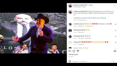 El cantante mexicano Lupillo Rivera.