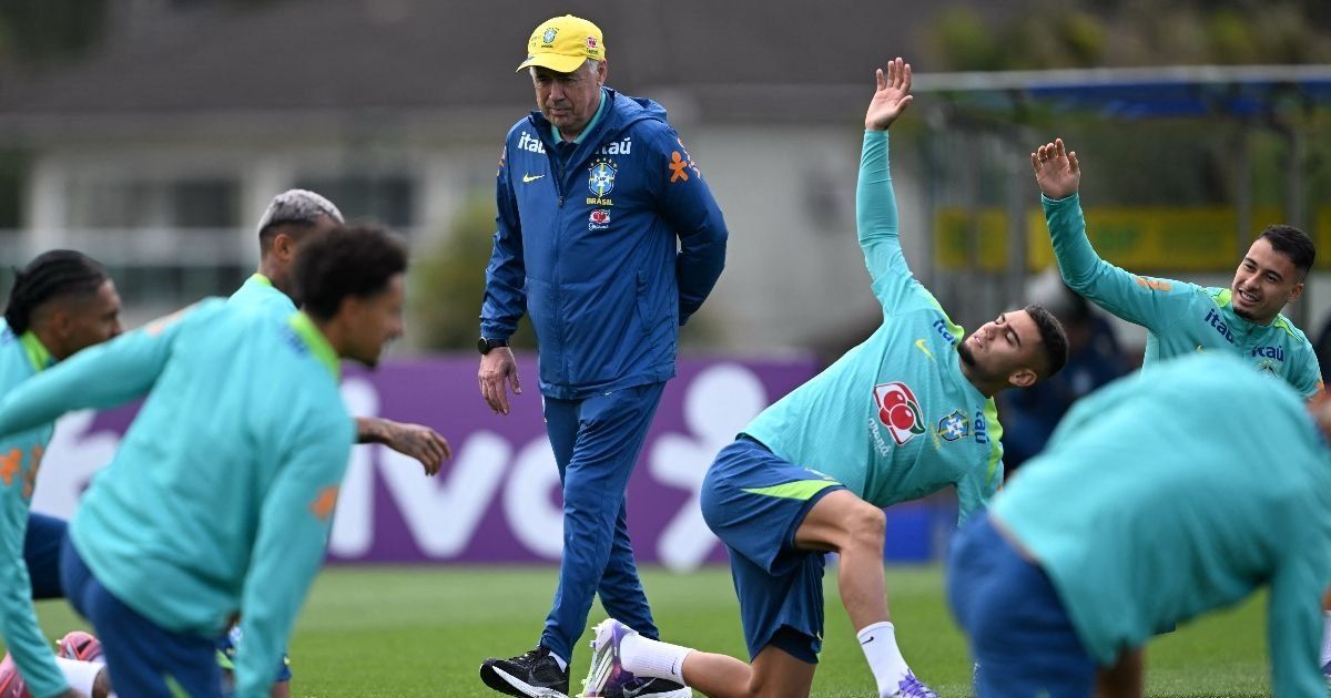 Ancelotti anuncia cambios en la selección de Brasil para las próximas fechas