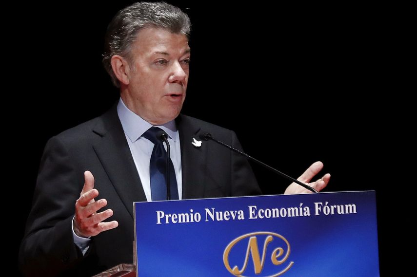 Juan Manuel Santos, presidente de Colombia&nbsp;