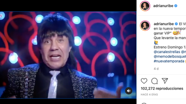 Adrián Uribe en la piel de su personaje El Vitor.
