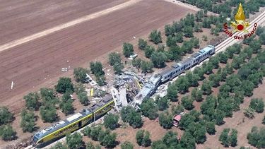 Accidente en la vía del tren en Italia (EFE) 