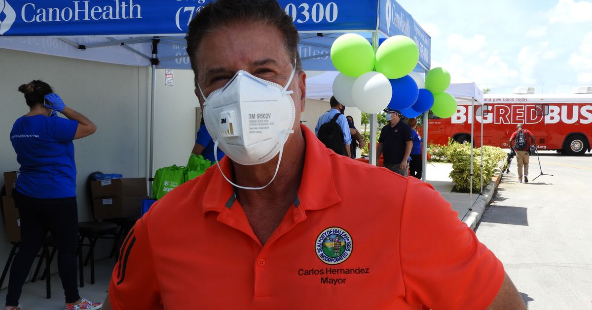 COVID19 Alcalde de Hialeah insta a donar sangre