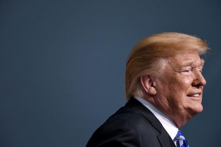 El presidente de EEUU, Donald Trump.