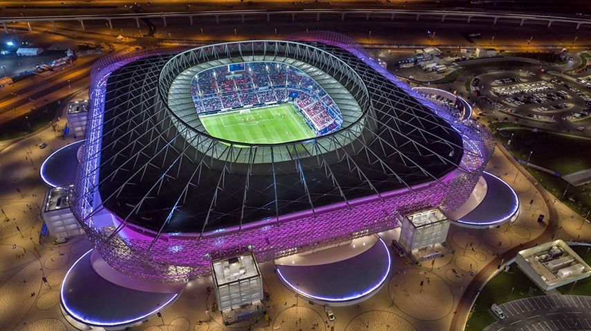 Una vista del Ahmad Bin Ali stadium en Catar, una de las sedes para el Mundial de la FIFA 2022
