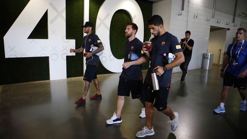 El conjunto azulgrana disputará este miércoles un amistoso con el Manchester United en Washington.