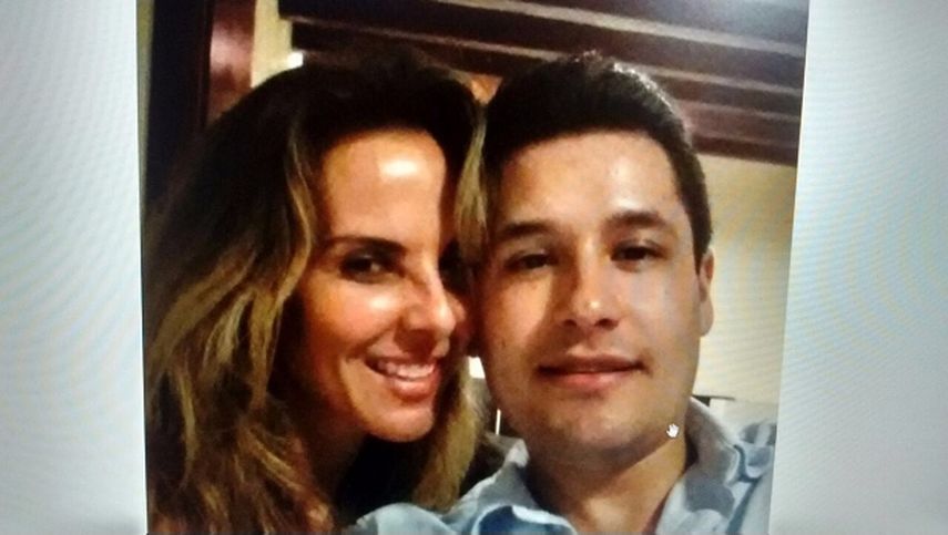 Kate del Castillo junto a Jesús Alfredo Guzmán. La gráfica fue tomada en octubre de 2015, cuando la actriz entabló contactó con el líder del cartel de Sinaloa