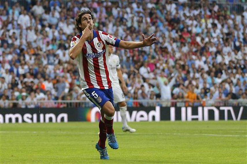 Tiago se encargó de abrir el marcador por el Atlético. (AP)