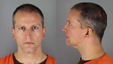 El expolicía de Minneapolis Derek Chauvin condenado por la muerte de George Floyd, en Minneapolis.