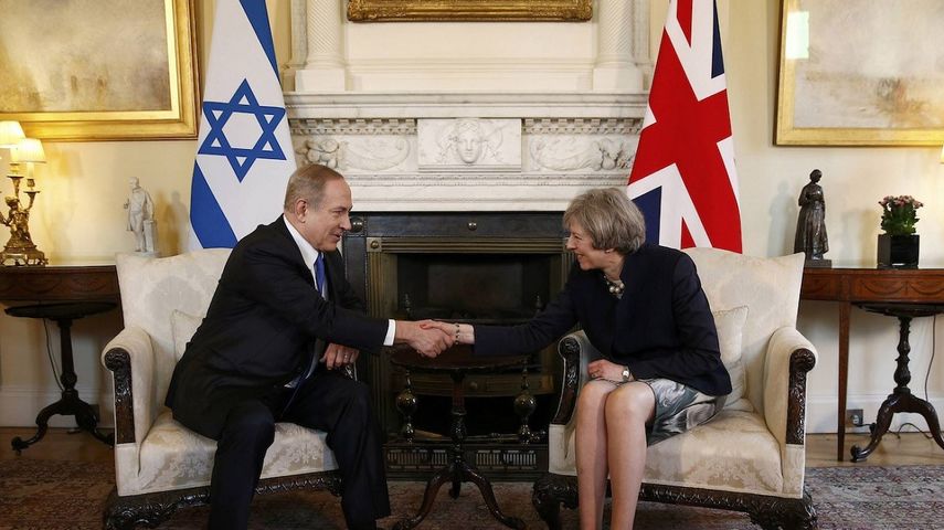 Se espera que la premier británica reitere las críticas de su país al plan israelí de ampliación de colonias en Cisjordania.