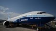 Un 737 MAX 10 del fabricante estadounidense Boeing en la exposición mundial de aeronáutica.