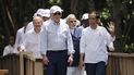 El presidente Joe Biden, junto a otros jefes de Estado, en la Bali.