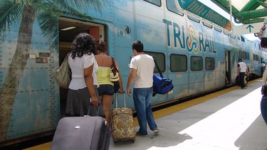 Trenes de cercanía Tri-Rail, de Miami a West Palm Beach.
