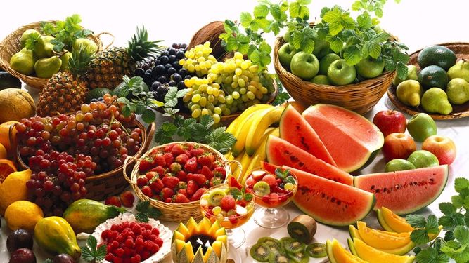 Vegetales y frutas.