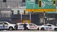 Presencia policial en el Puente Rainbow Bridge, cerca de Niagara Falls, Nueva York, el 22 de noviembre de 2023.&nbsp;