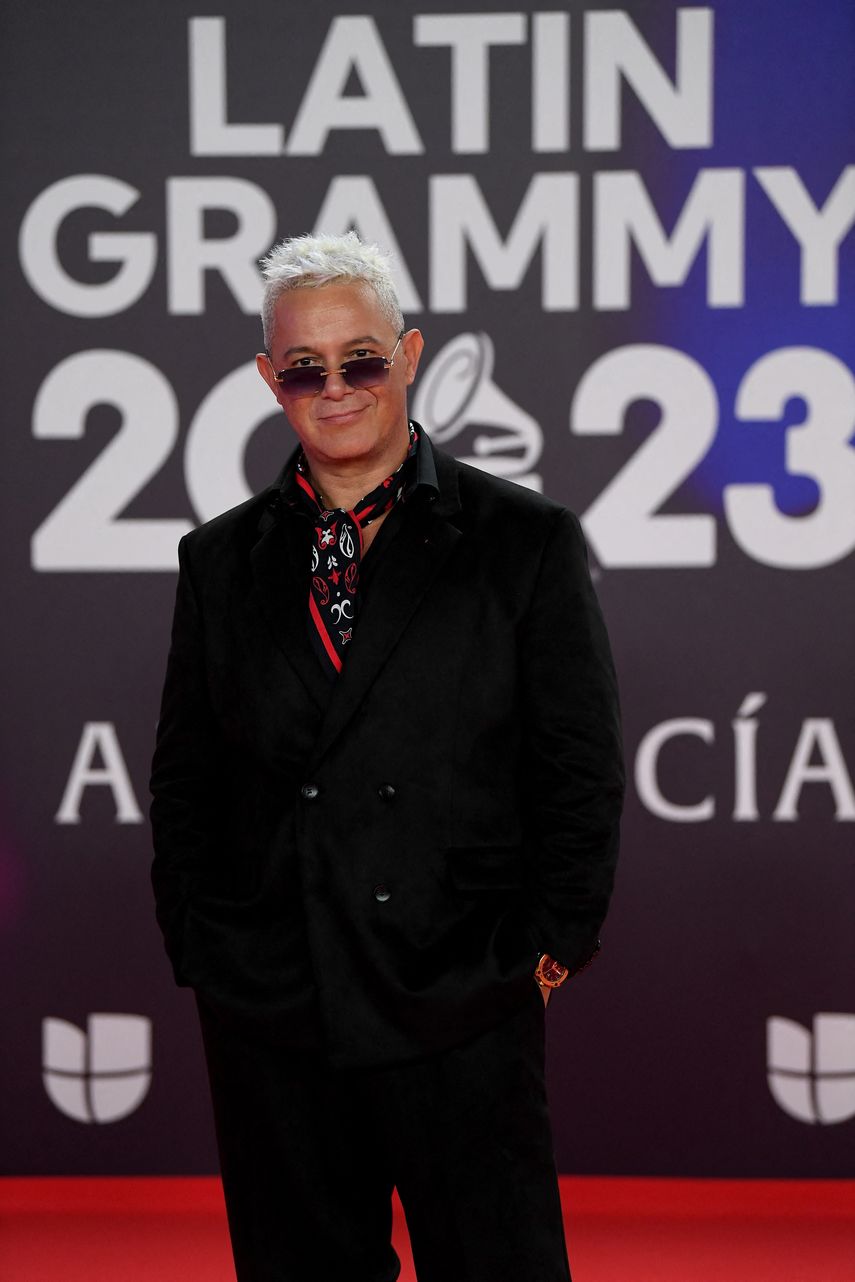 El cantante español Alejandro Sanz llega a la 24ª ceremonia anual de los Premios Grammy Latinos en el Centro de Conferencias y Exposiciones (FIBES) de Sevilla el 16 de noviembre de 2023. La ceremonia anual de los Premios Grammy Latinos se lleva a cabo por primera vez fuera de EEUU y reúne a los artistas más populares.