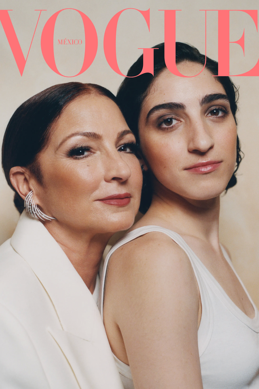 Gloria Estefan y su hija, Emily, posan por primera vez juntas para la portada de Vogue México y Latinoamérica