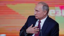 Vladímir Putin, presidente de Rusia. 