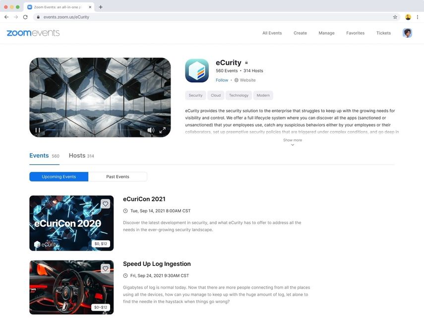 Anuncian plataforma de conferencias virtuales interactivas Zoom Events