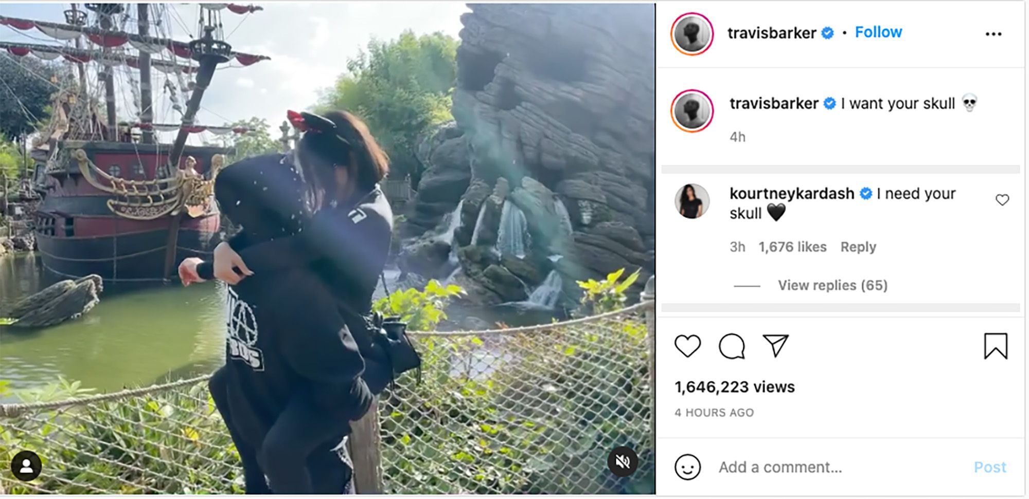 Kourtney Kardashian y Travis Barker Kourtney Kardashian y Travis Barker