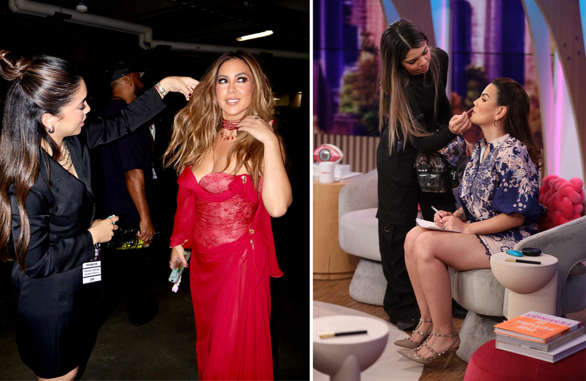 Stephanie Himonidis y Karina Banda son algunas de las celebridades con las que Roxana Galindo ha trabajado. 