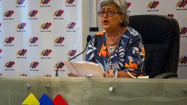 Tibisay Lucena, rectora del Consejo Nacional Electoral (CNE) de Venezuela.