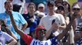 El rapero estadounidense Snoop Dogg asiste a un partido de voleibol de playa femenino entre Estados Unidos y Francia en los Juegos Olímpicos de Verano de 2024, el miércoles 31 de julio de 2024, en París, Francia.
