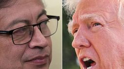 El gobernante izquierdista de Colombia, Gustavo Petro y el presidente de Estados Unidos, Donald Trump. El gobernante izquierdista de Colombia, Gustavo Petro y el presidente de Estados Unidos, Donald Trump.