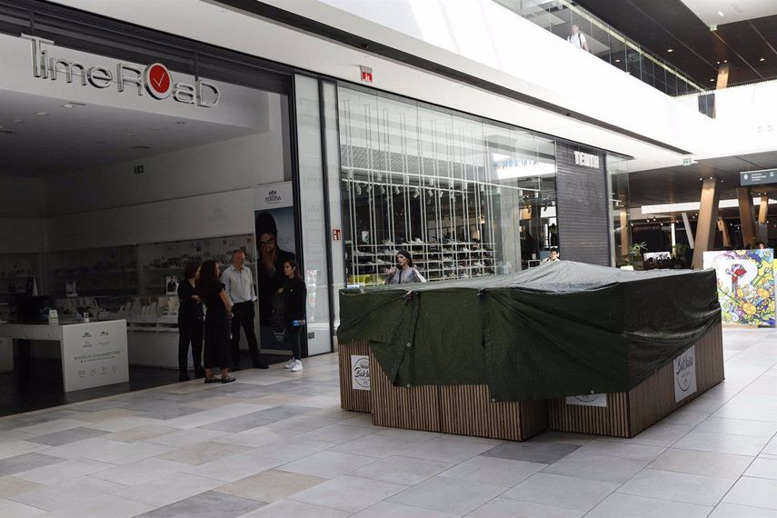 Interior de la Estación de Vigo Urzáiz durante el apagón, a 28 de abril de 2025, en Vigo, Pontevedra, Galicia (España)