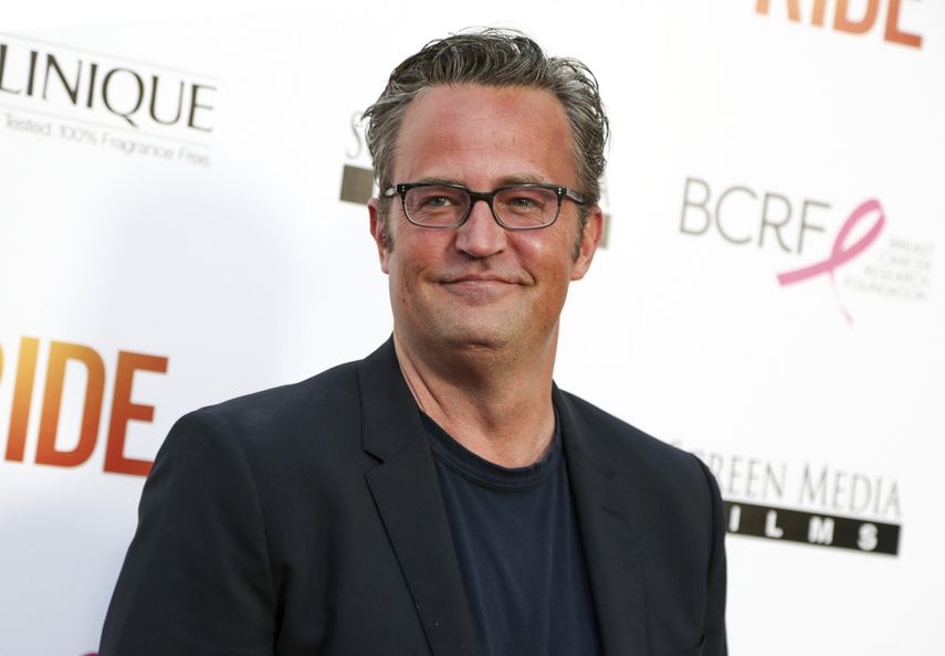 Matthew Perry asiste al estreno de Ride en Los Ángeles el 28 de abril de 2015.
