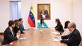 Jefa encargada de Venezuela, Delcy Rodríguez, sostuvo su primera reunión con una delegación del BM en Miraflores, el 15 de mayo 2026, según reporte oficial Jefa encargada de Venezuela, Delcy Rodríguez, sostuvo su primera reunión con una delegación del BM en Miraflores, el 15 de mayo 2026, según reporte oficial