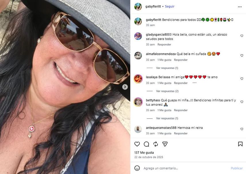 La actriz y humorista venezolana Gabriela Fleritt.&nbsp;