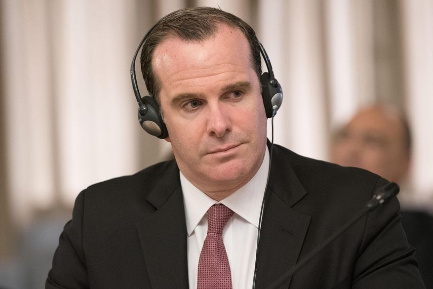 Brett McGurk, enviado especial de EEUU para la coalición contra el Estado Islámico (EI).