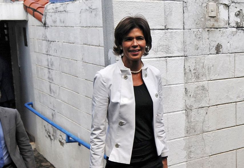 Cristiana Chamorro, hija de la expresidenta Violeta Barrios de Chamorro.