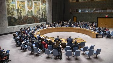 Fotografía cedida por la ONU donde aparecen los miembros del Consejo de Seguridad.