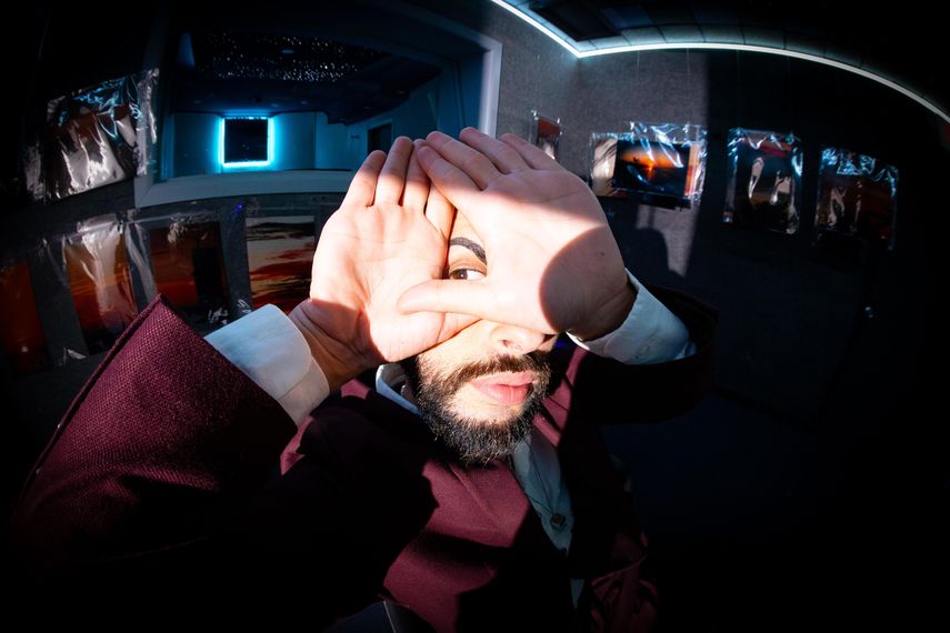 El artista cubano Hazeem Velázquez.