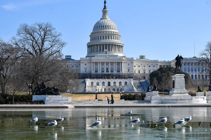 El Capitolio en Washington, sede del Congreso de Estados Unidos.