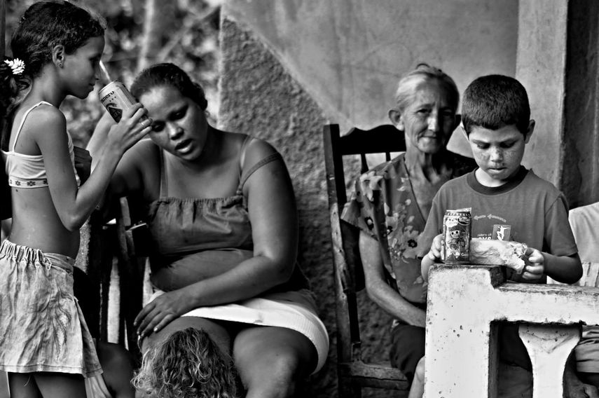 Una familia en el oriente de Cuba.&nbsp;