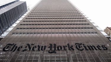 Edificio sede del periódico The New York Times.