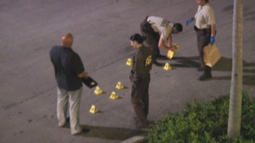 Unidades de la Policía acometieron las investigaciones de rigor. (NBC6)