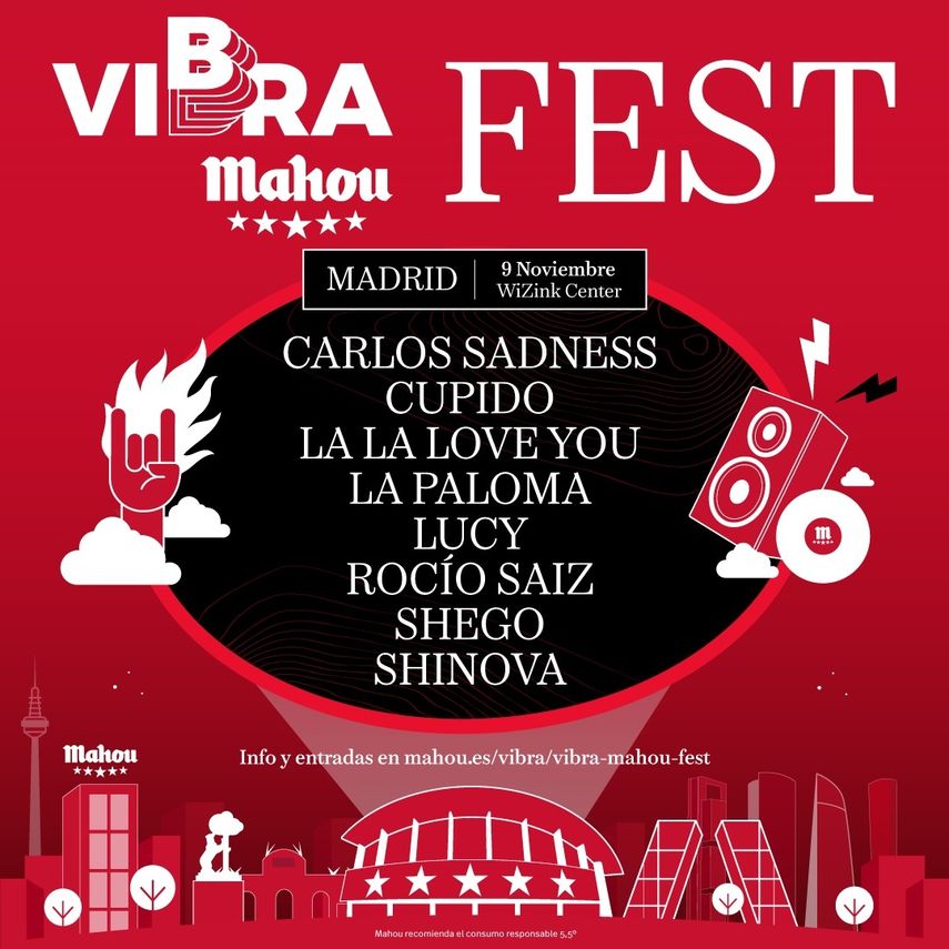 Los parleños La Love You completa el cartel del Vibra Mahou Fest Madrid.