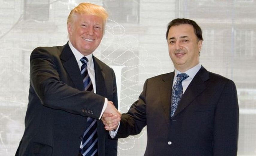 Donald Trump y Lev Leviev.