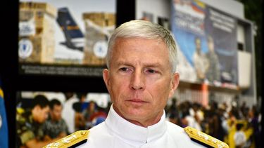 El jefe del Comando Sur, el almirante Craig Faller. 