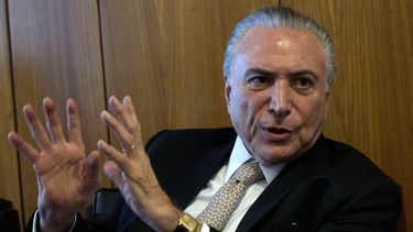 El presidente de Brasil, Michel Temer. 